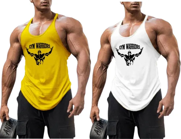 Pack_of_2_White_&_Yellow_Polyester_Solid_Vest_For_Men