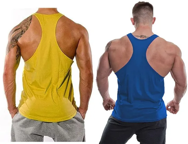 Pack_of_2_Blue_&_Yellow_Polyester_Solid_Vest_For_Men