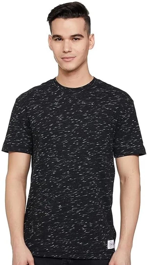Pack_of_2_Black_Polyester_Self_Design_T-Shirt_For_Men