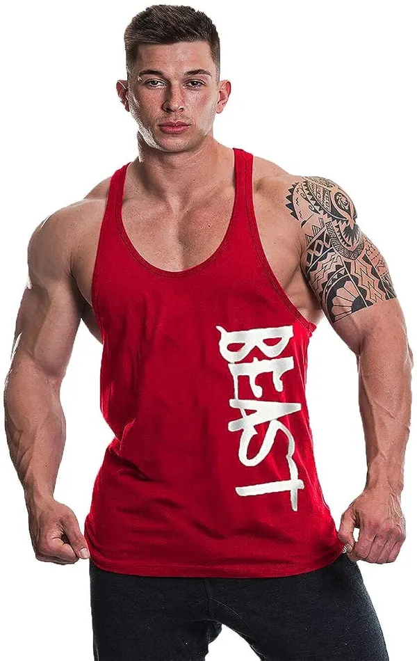 Pack_of_2_White_&_Red_Polyester_Solid_Vest_For_Men