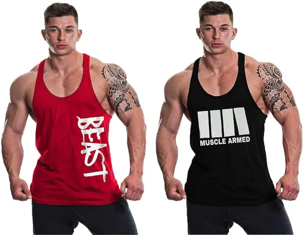 Pack_of_2_Black_&_Red_Polyester_Solid_Vest_For_Men
