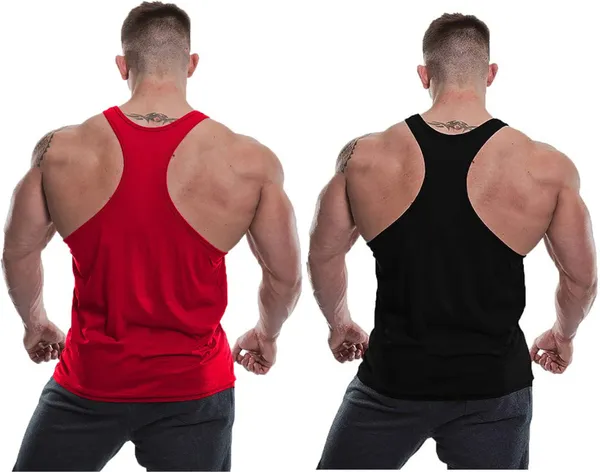 Pack_of_2_Black_&_Red_Polyester_Solid_Vest_For_Men