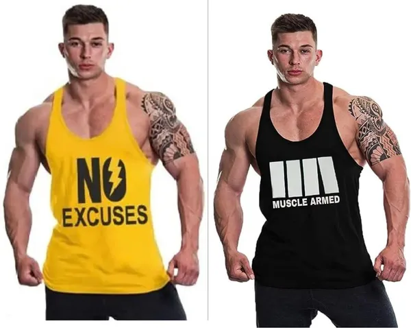 Pack_of_2_Black_&_Yellow_Polyester_Solid_Vest_For_Men