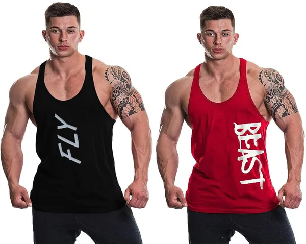 Pack_of_2_Red_&_Black_Polyester_Solid_Vest_For_Men