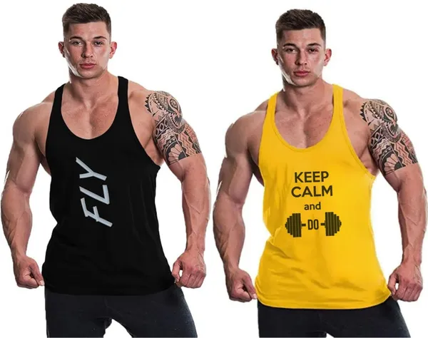 Pack_of_2_Black_&_Yellow_Polyester_Solid_Vest_For_Men