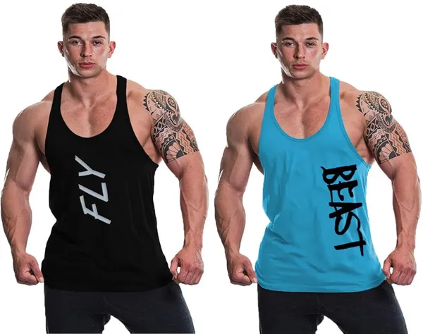 Pack_of_2_Black_&_Blue_Polyester_Printed_Vest_For_Men