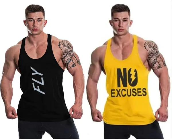 Pack_of_2_Black_&_Yellow_Polyester_Solid_Vest_For_Men