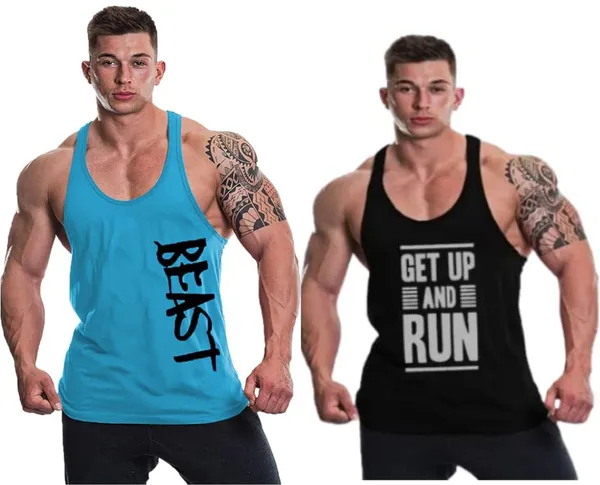 Pack_of_2_Black_&_Blue_Polyester_Printed_Vest_For_Men