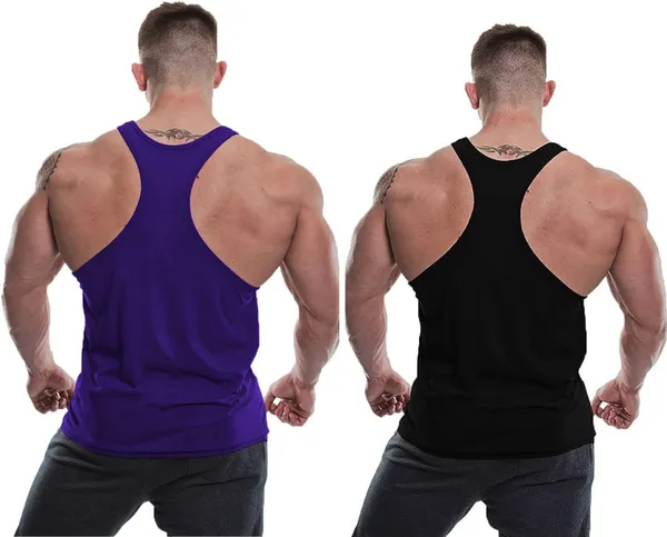 Pack_of_2_Black_&_Blue_Polyester_Printed_Vest_For_Men