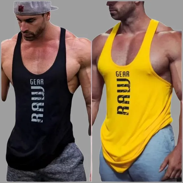Pack_of_2_Black_&_Yellow_Polyester_Printed_Vest_For_Men