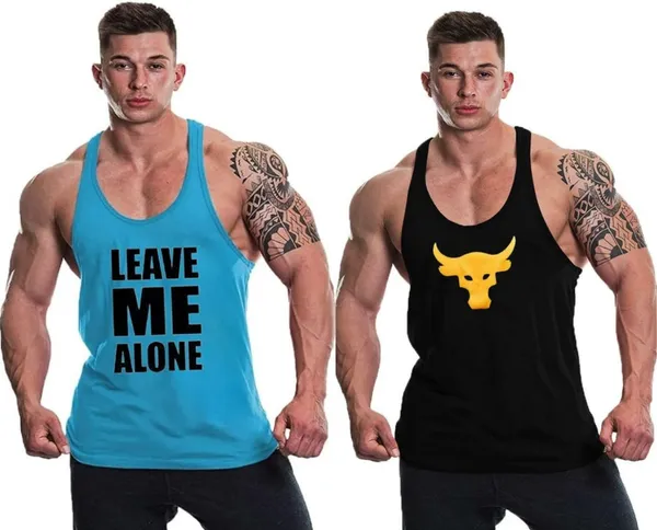 Pack_of_2_Blue_&_Black_Polyester_Printed_Vest_For_Men