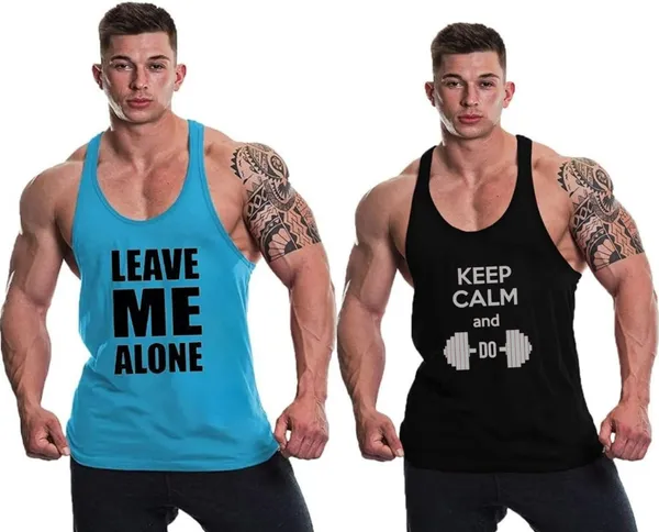 Pack_of_2_Black_&_Blue_Polyester_Printed_Vest_For_Men