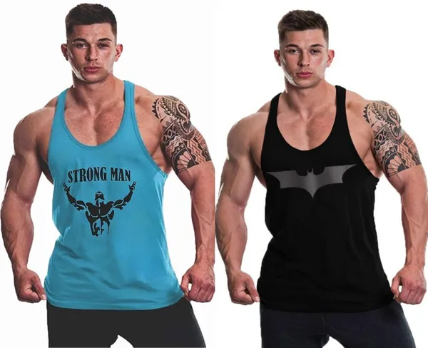 Pack_of_2_Black_&_Blue_Polyester_Graphic_Print_Vest_For_Men