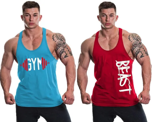 Pack_of_2_Blue_&_Red_Polyester_Printed_Vest_For_Men
