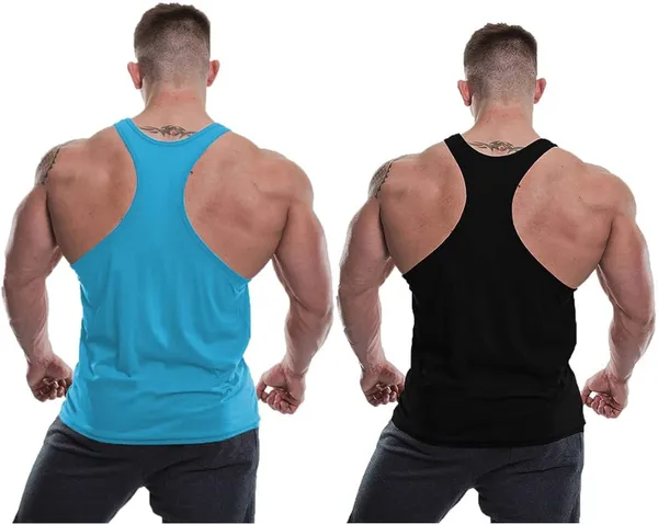 Pack_of_2_Black_&_Blue_Polyester_Printed_Vest_For_Men