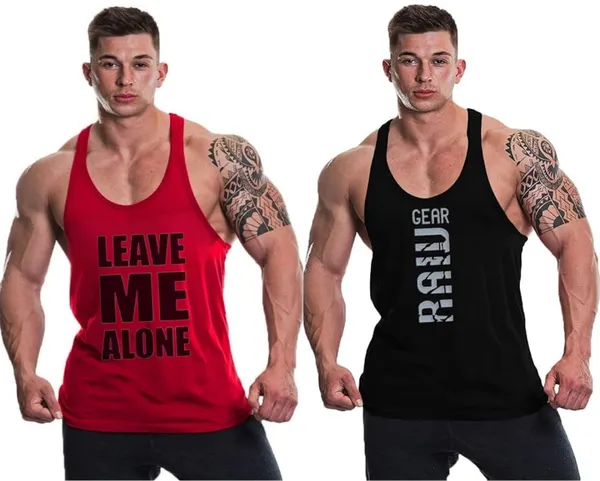Pack_of_2_Black_&_Red_Polyester_Printed_Vest_For_Men
