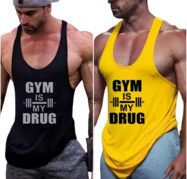 Pack_of_2_Yellow_&_Black_Polyester_Printed_Vest_For_Men
