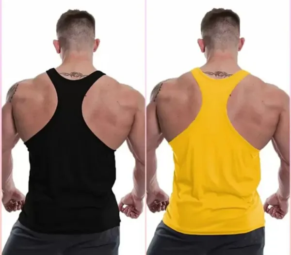 Pack_of_2_Black_&_Yellow_Polyester_Solid_Vest_For_Men