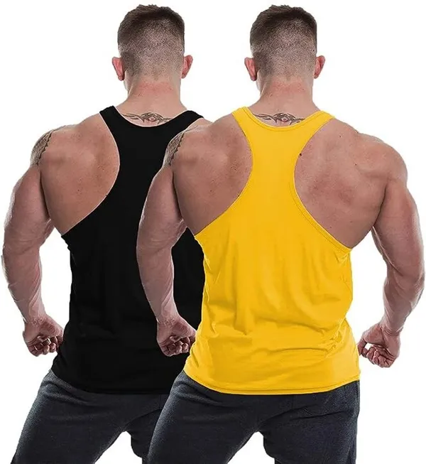 Pack_of_2_Black_&_Yellow_Polyester_Printed_Vest_For_Men