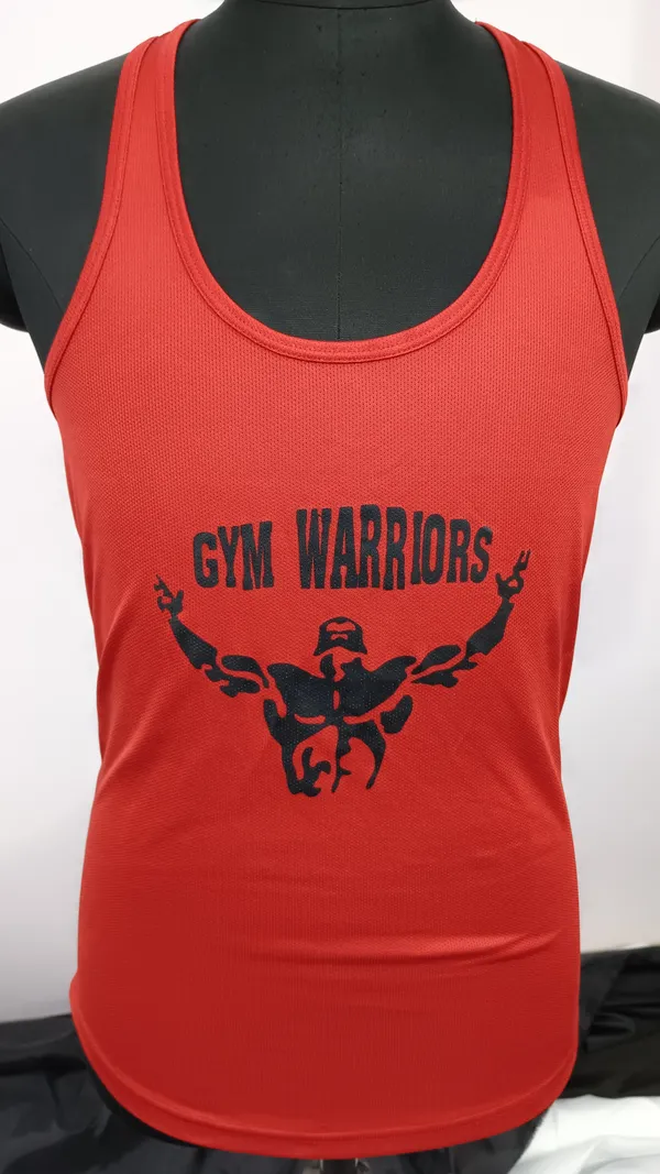 Red_Polyester_Solid_Vest_For_Men
