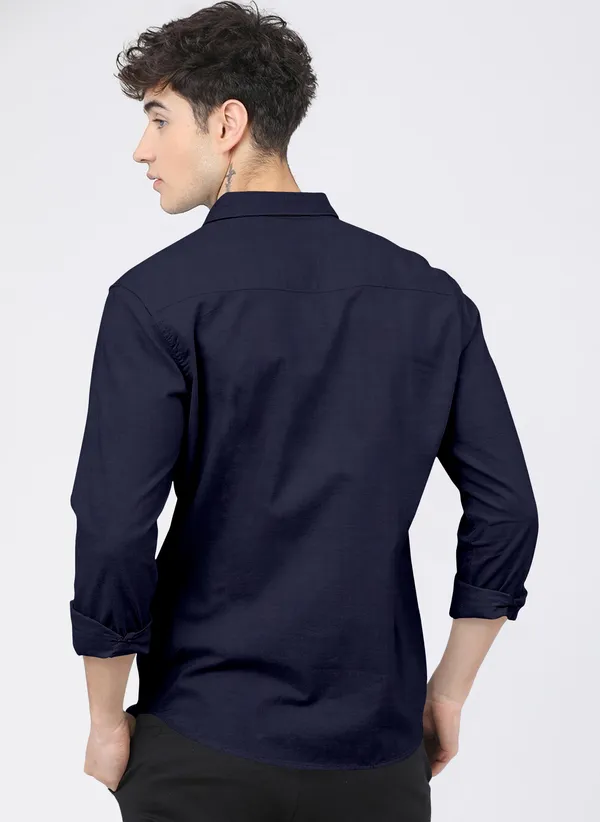 Men_Self_Design_Casual_Blue_Shirt