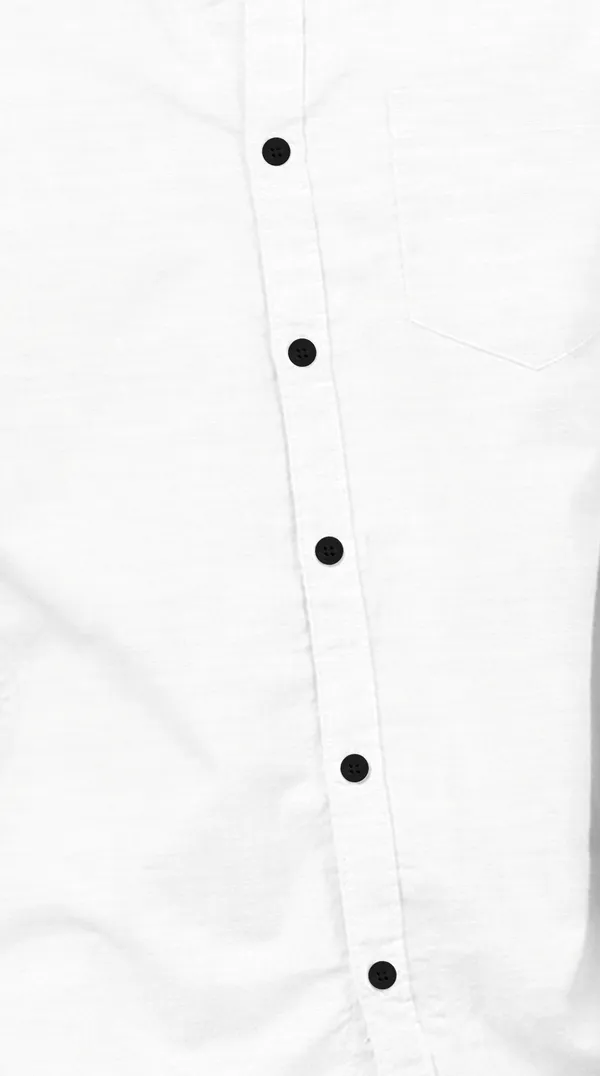 White_Men_Self_Design_Casual_Shirt