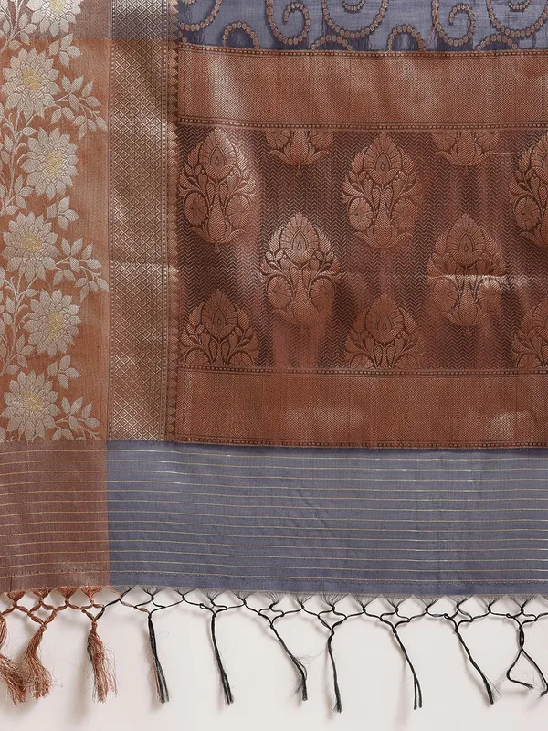 Blue_Masrise_Cotton/Cotton_Banarasi_Sarees_For_Women