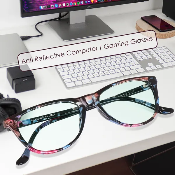 Multicolor_Full_Rim_Cat-Eyed_Frame_(50_Mm)_-_For_Men