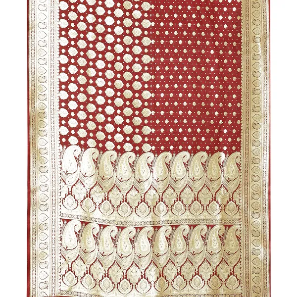 Maroon_Satin_Silk_Banarasi_Sarees_For_Women