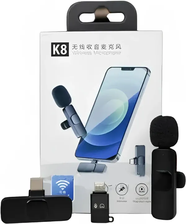 Black_K8_Wireless_Microphone_Digital_Mini_Portable_Recording_Clip_Mic_With_Receiver_For_All_Type_C_Lightning_Mobile_Phones_Camera_Laptop