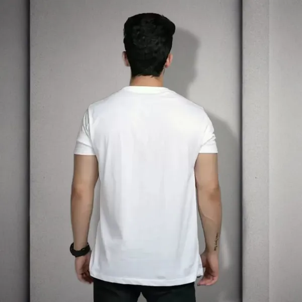 White_Printed_Half_Sleeve_Cotton_T-Shirt_For_Men