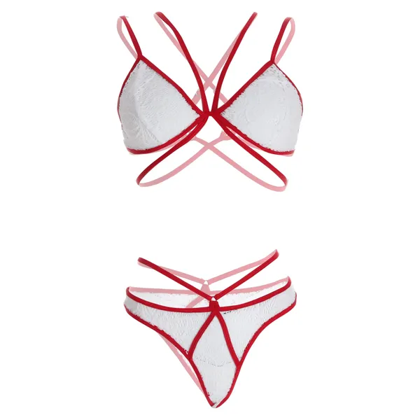 White_Bondage_Lingerie_Set_For_Women