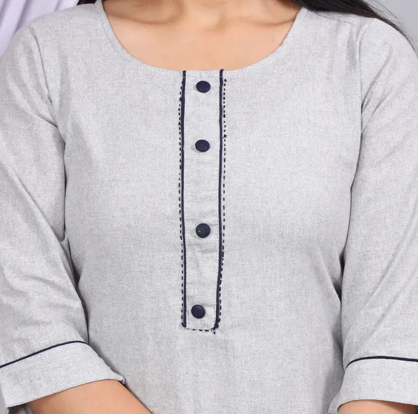 Grey_Khadi_Cotton_Solid_Casual_Wear_Kurti_For_women
