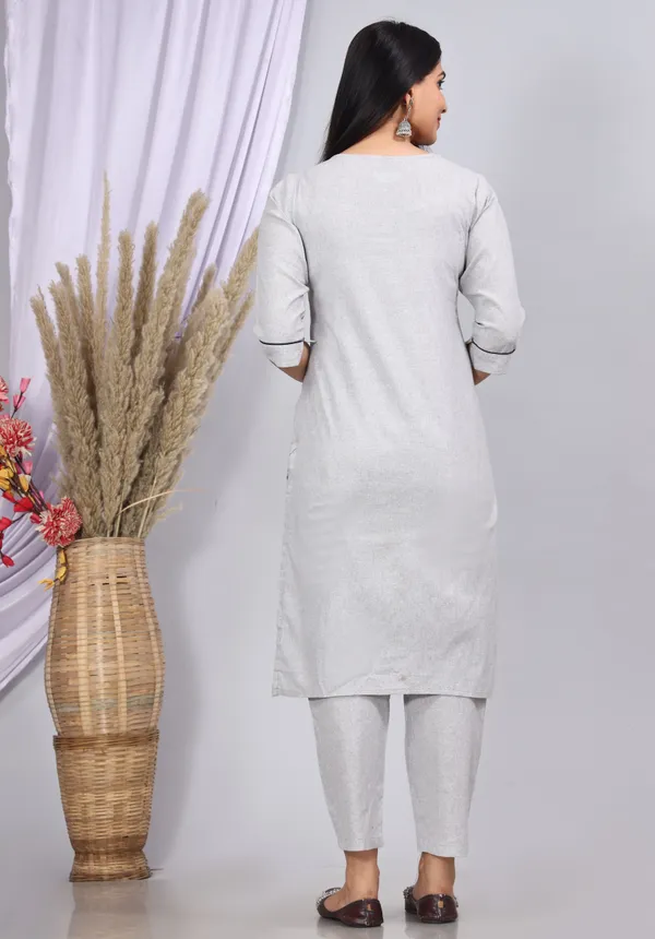 Grey_Cotton_Rayon_Printed_Casual_Wear_Kurta_&_Pant_For_Women
