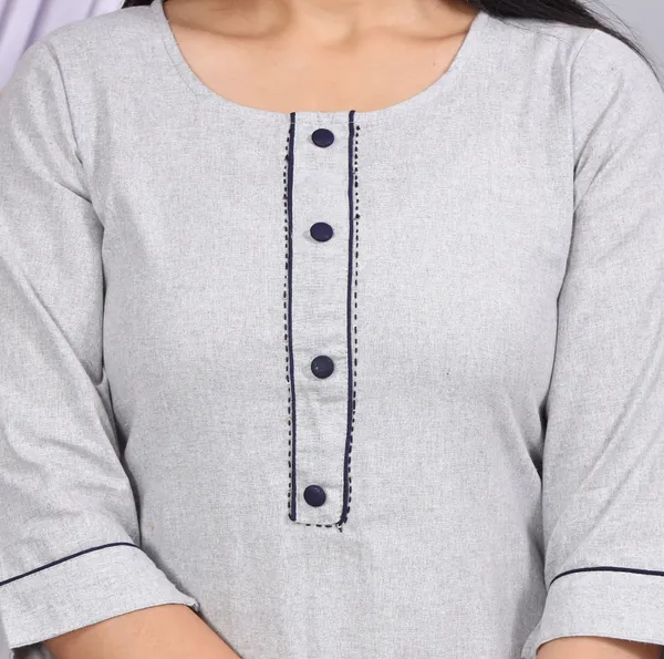 Grey_Cotton_Rayon_Printed_Casual_Wear_Kurta_&_Pant_For_Women