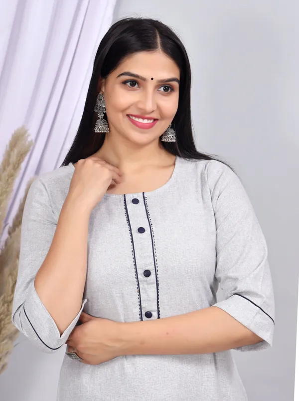 Grey_Cotton_Rayon_Printed_Casual_Wear_Kurta_&_Pant_For_Women