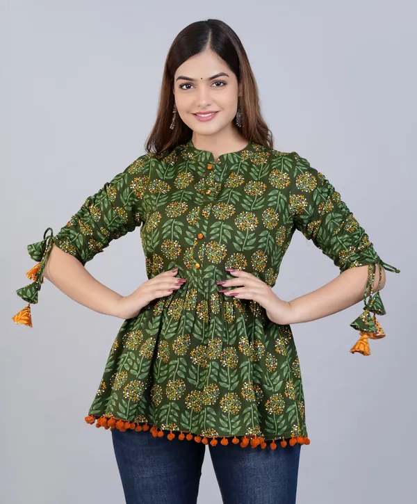 Floral_Print_Top_with_3/4th_Sleeves