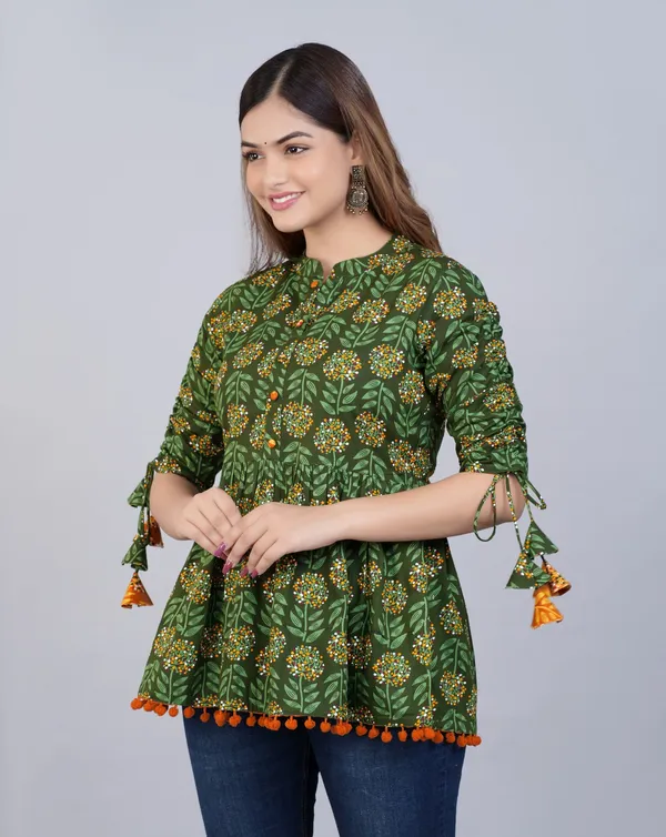 Floral_Print_Top_with_3/4th_Sleeves