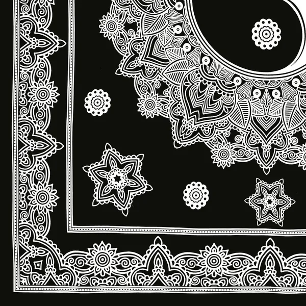 Flroal_Mandala_Printed_Comfort_Cotton_Double_Bed_Sheet__with_2_Pillow_Covers
