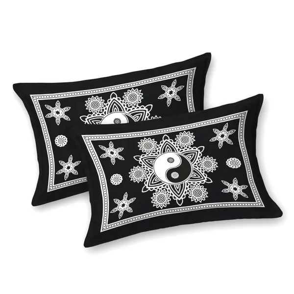 Flroal_Mandala_Printed_Comfort_Cotton_Double_Bed_Sheet__with_2_Pillow_Covers