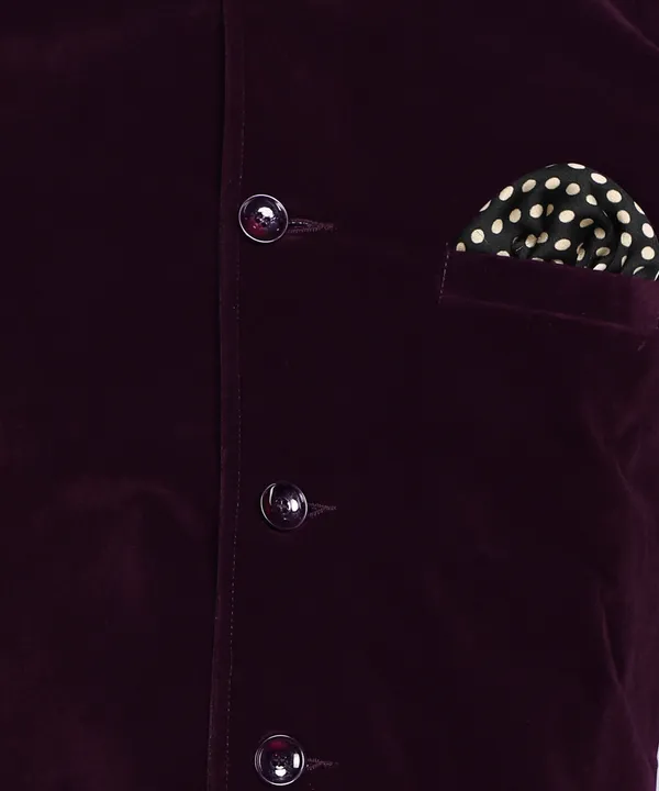 Purple_Velvet_Solid_Bandhgala