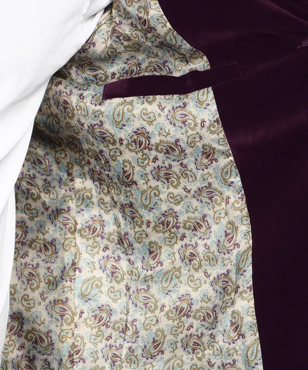 Purple_Velvet_Solid_Bandhgala