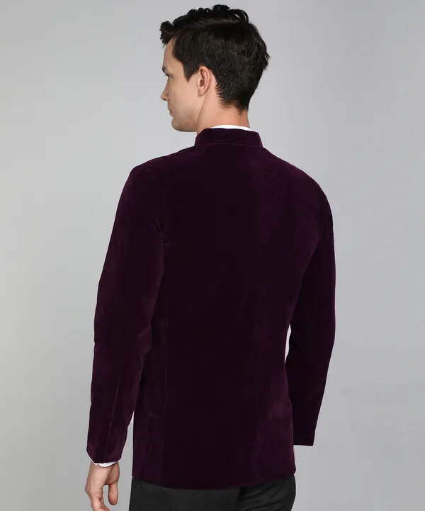 Purple_Velvet_Solid_Bandhgala