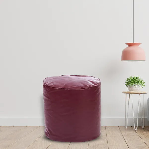 Maroon_Footstool_Bean_Bag_Cover_Without_Beans