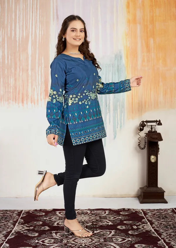 Foral_Printed_Short_Cotton_Kurtis_in_Full_Sleeves