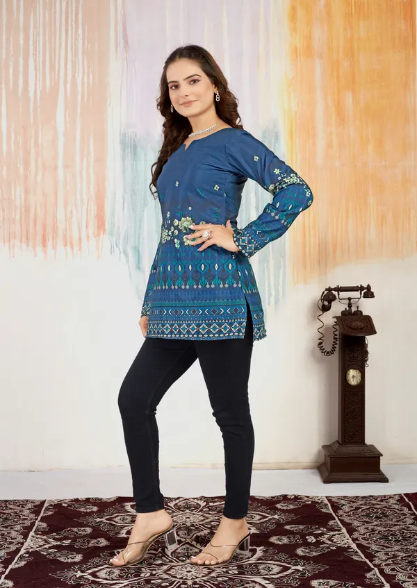 Foral_Printed_Short_Cotton_Kurtis_in_Full_Sleeves