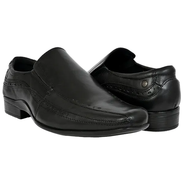 Black_Leather_Slip-On_Shoes_For_Men's_Formal_Pair