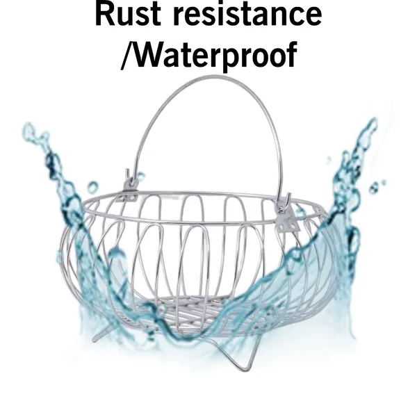 Fruit_&_vegitable_storage_basket_with_handle_Stainless_steel
