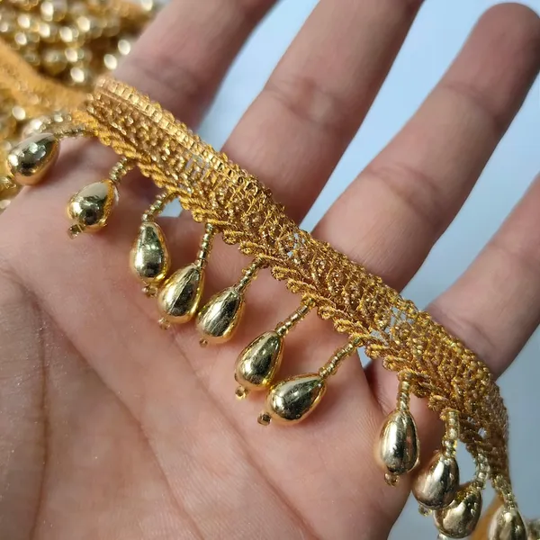 Shine_Gold_Beads_Premium_Lace_For_Women