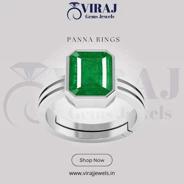 Panna_Stone_Created_Panna_Stone_Emerald_Ring_Adjustable_Woman_Man_Ring